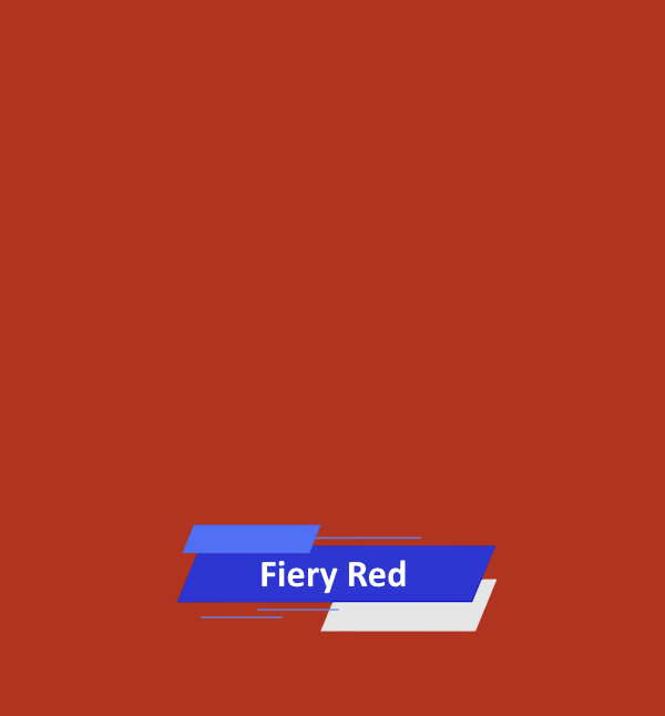 Red Coloured PVC Cladding - Standard Colour