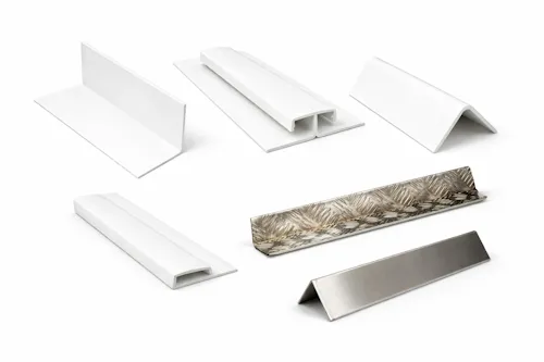 pvc and steel cladding trims and profiles
